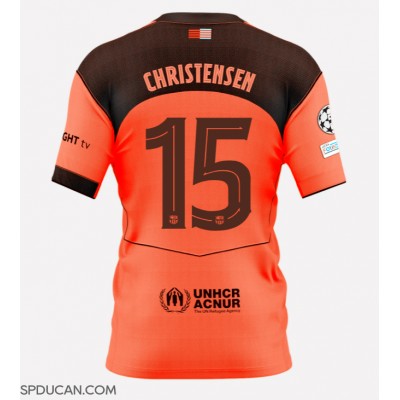 Muški Nogometni Dres Barcelona Andreas Christensen #15 Rezervni 2025-26 Kratak Rukav Muški Nogometni Dres Barcelona Andreas Christensen #15 Rezervni 2025-26 Kratak Rukav